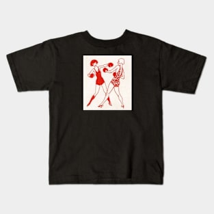 Lady boxing Kids T-Shirt